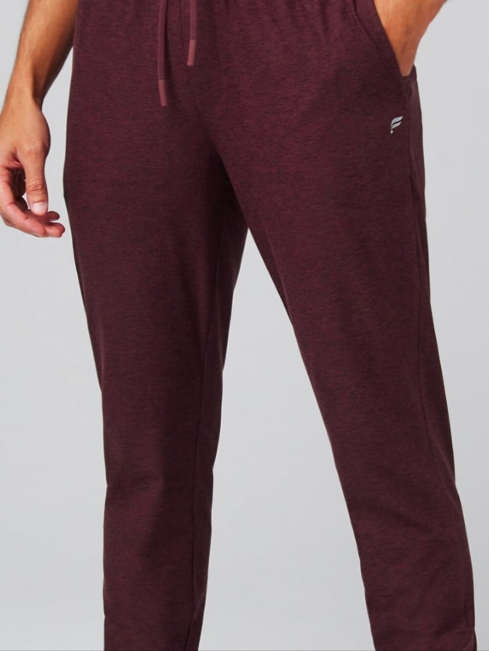 Fabletics Men's Dark Brown Drawstring Joggers